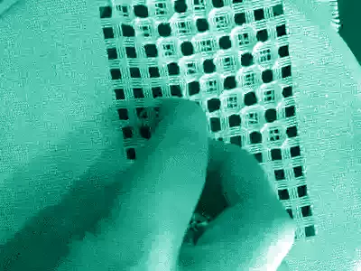 Gif with a short video embroidering
